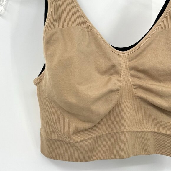 SPANX REVERSIBLE WIRELESS comfort bra black barely lounge pullover plus 3XL - Picture 6 of 12